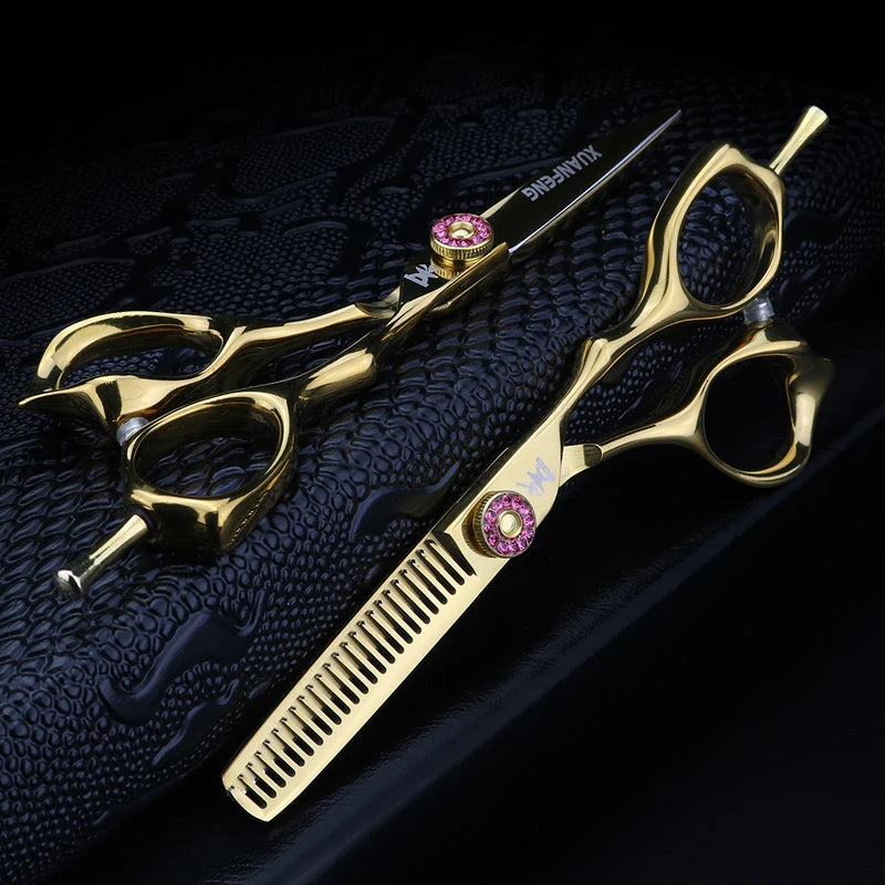5 Inch Professional Hair Scissors and Thinning Scissors for Salon & Home Use