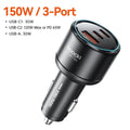 Fast Charging Car Charger with Multiple Ports - 150W Power Delivery for Smartphones & Laptops