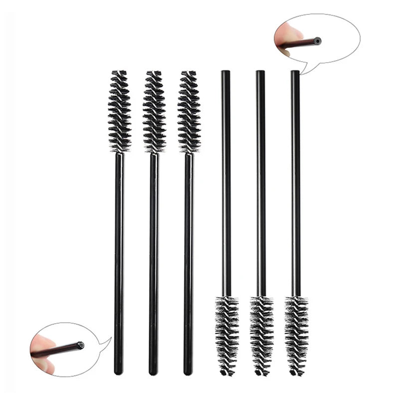 Disposable Microblading Eyelash Brush Kit with 0.18mm Needles & Blades