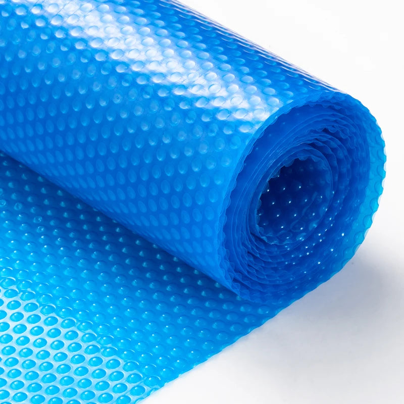 Rectangular Solar Pool Cover - Insulation & Water Evaporation Reduction, 12 Mil Thickness