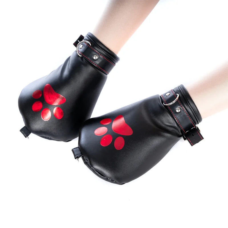 Halloween Dog Paw Toy - Cute Sponge PU Gloves for Cosplay & Stage Props