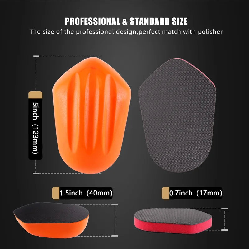 Car Paint Cleaner & Polishing Clay Bar Kit with Applicator Pads for Auto Detailing