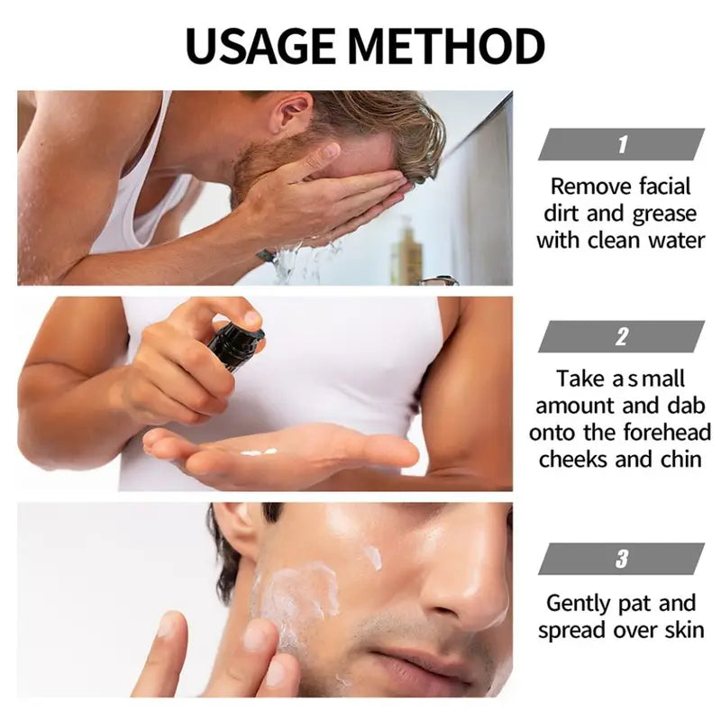 Men's Waterproof BB Cream Foundation 40g Long Lasting Facial Concealer