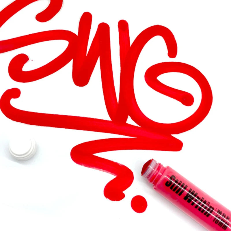 Oil-Based Paint Pen with Refillable Ink - Round Head Signature Marker 18mm