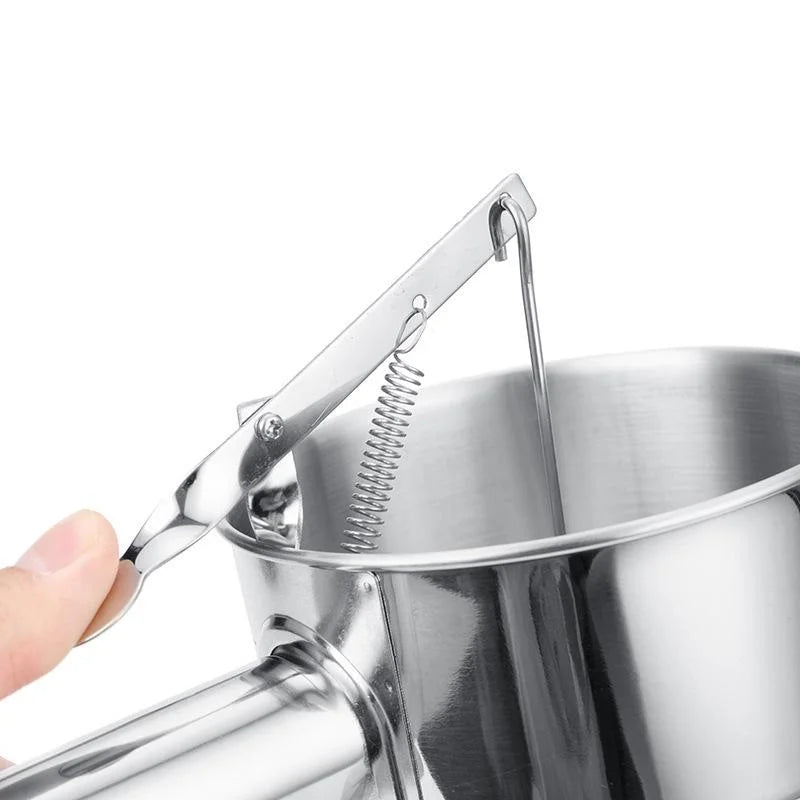 Stainless Steel Oil Dispenser Funnel with Holder 600ML/1200ML Kitchen Tool