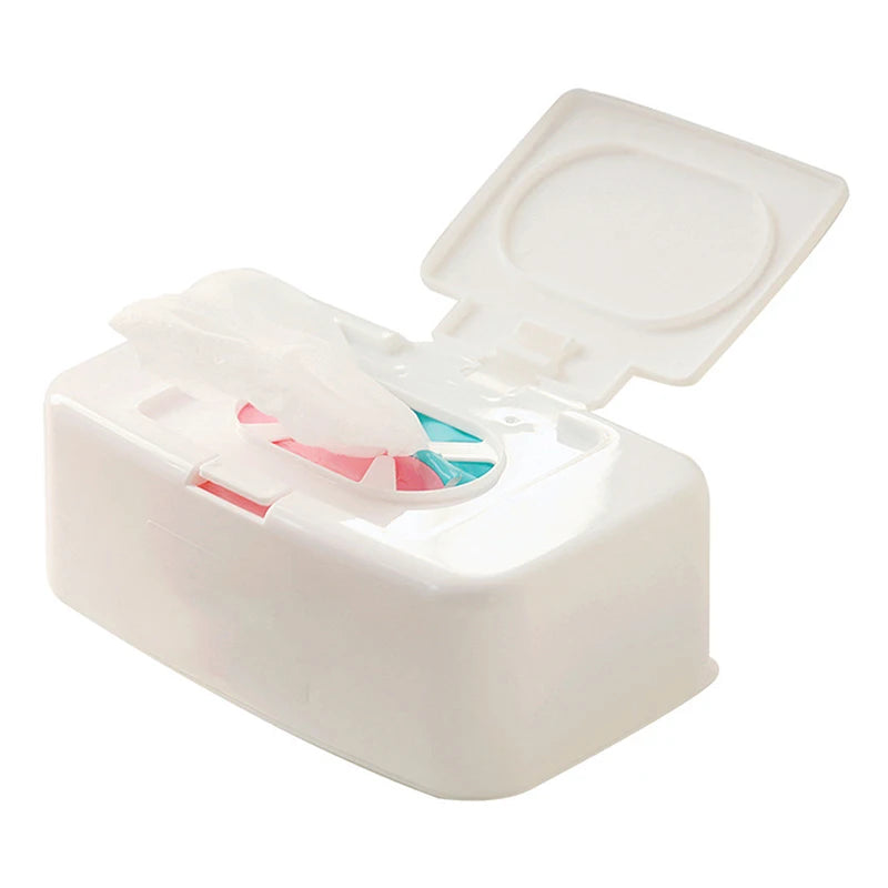 Portable Wet Tissue Box Dispenser for Car & Home - Napkin Storage Container