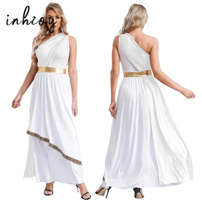 Greek Costume Dress for Women - Princess Queen Toga Cosplay Fancy Dress