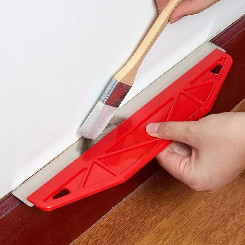 Heavy-Duty 12-Inch Paint Edger with Ergonomic Handle for Precise Wall Painting