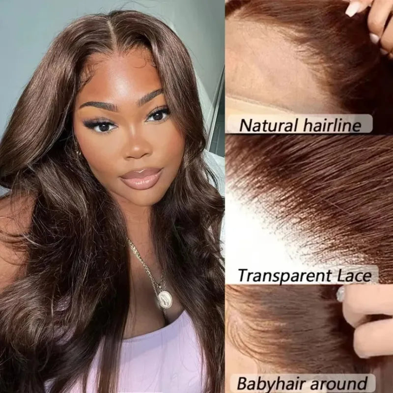 Human Hair Wigs 13x6 Lace Front Body Wave 250 Density for Black Women