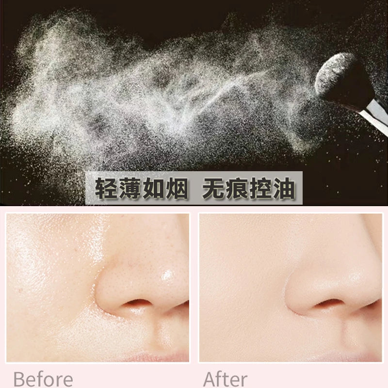 Loose Face Powder Set - Waterproof Makeup Finish with 55g Capacity