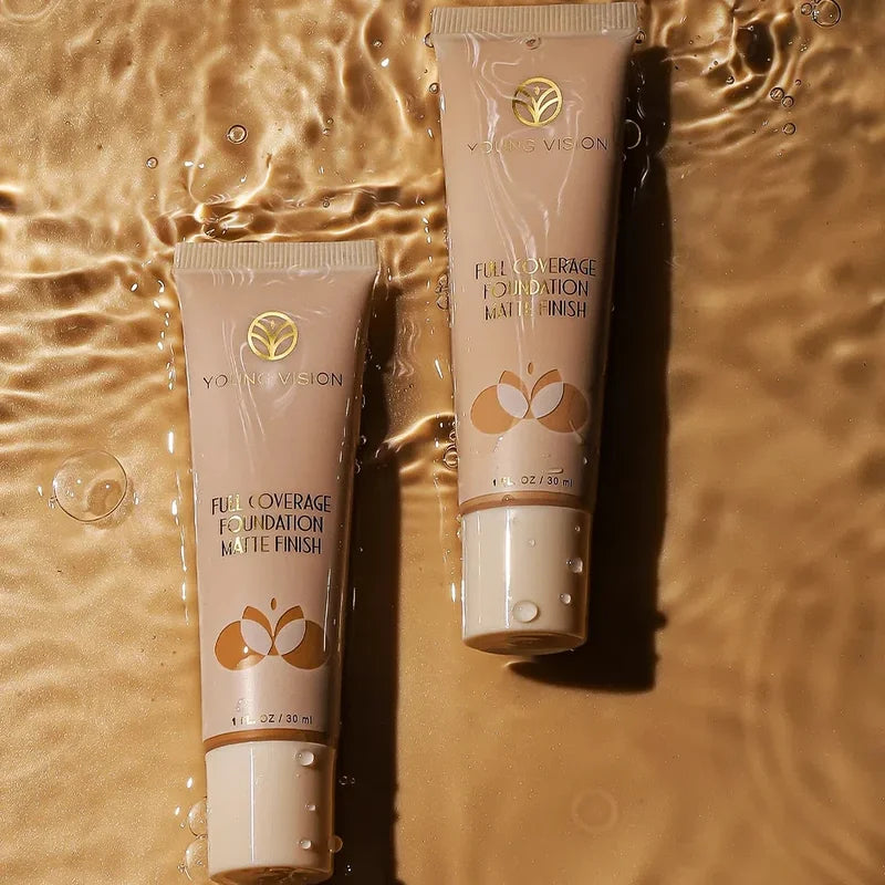 Matte Liquid Foundation CC Cream - Full Coverage, Long-Lasting, Waterproof Base
