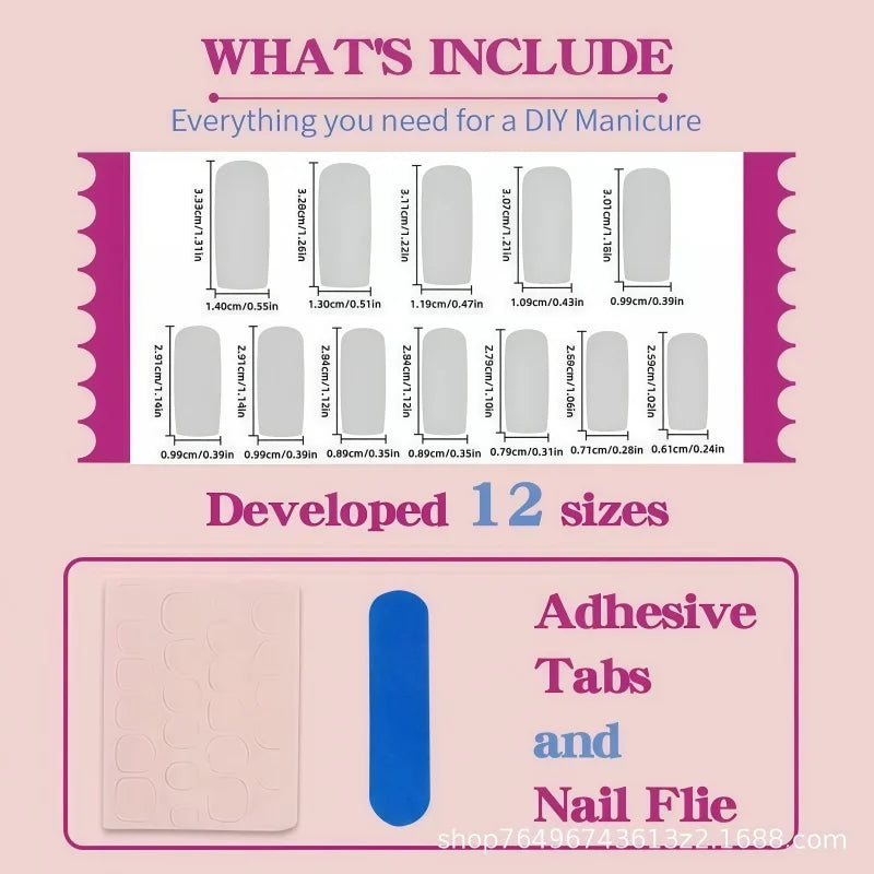24PCS Long Fake Nails with Leopard Print and Bow Design for Nail Art - Tough Girl Style