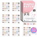 40pcs Salicylic Acid Acne Patches - Invisible Cat-Shaped Skin Care Stickers for Pimples
