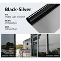 Privacy Window Film Reflective Mirror One Way Car Glass Tint UV Protection Rolls