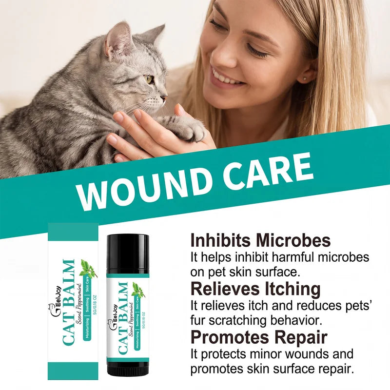 Pet Paw Balm for Cats & Small Pets - Moisturizing & Soothing Skin Care