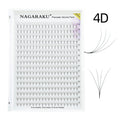 Premade Lash Fans Eyelash Extensions - Pointy Base, 4D-10D Mix, Natural Look