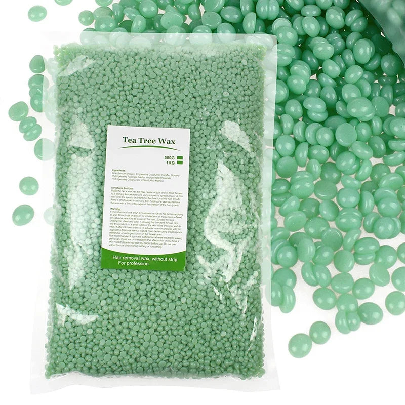 1000g Hard Wax Beans for Painless Hair Removal, Suitable for Bikini Face Body