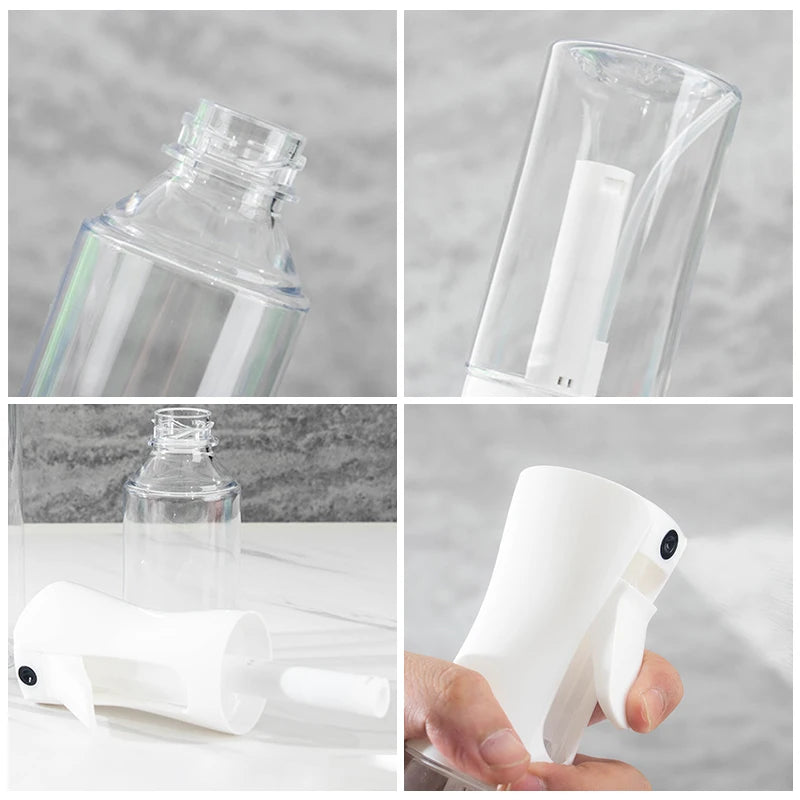 Portable 200ML Travel Spray Bottle with Continuous Mist Reusable for Beauty & Plants