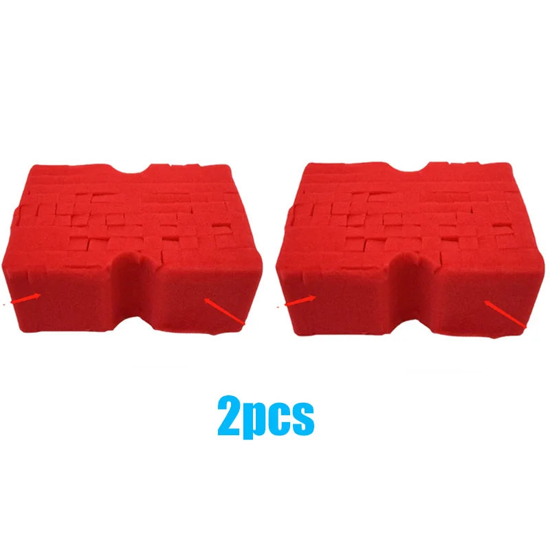 Large Car Washing Sponge Block - Soft Grid Foam, High Water Absorption, Multi-Color