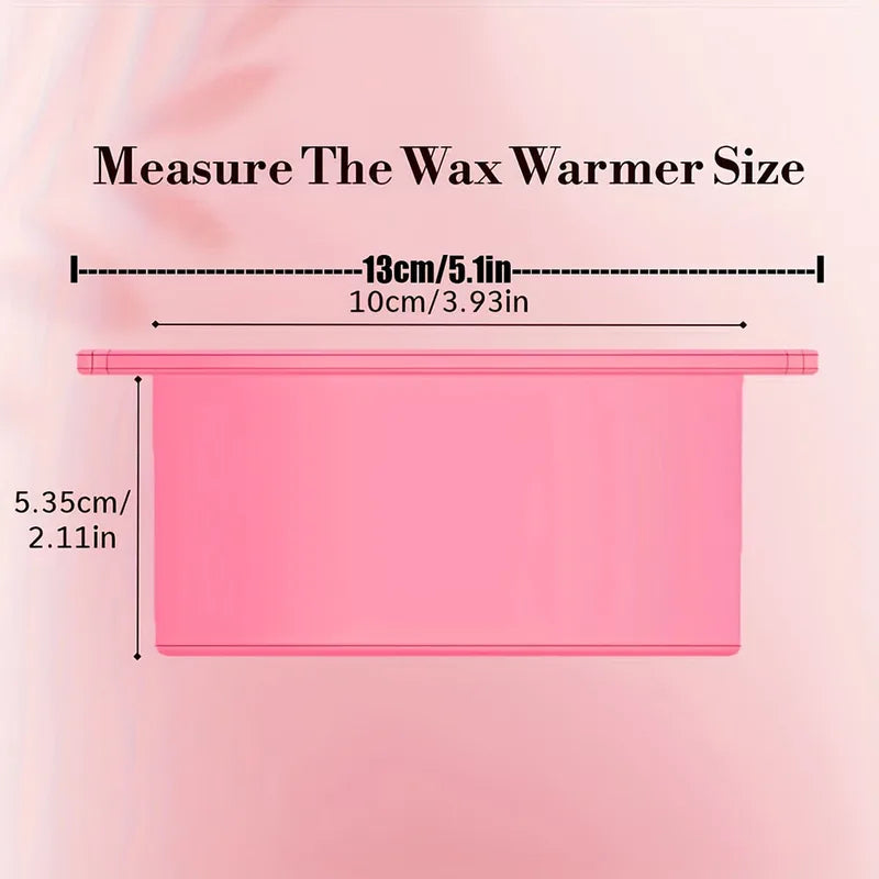 Reusable Wax Warmer Silicone Bowls for Hair Removal - Heat-Resistant Pot with Color Options