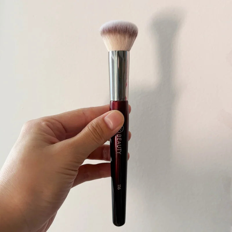 3-Piece Face Makeup Brush Set - Complexion, Foundation, Concealer Tools
