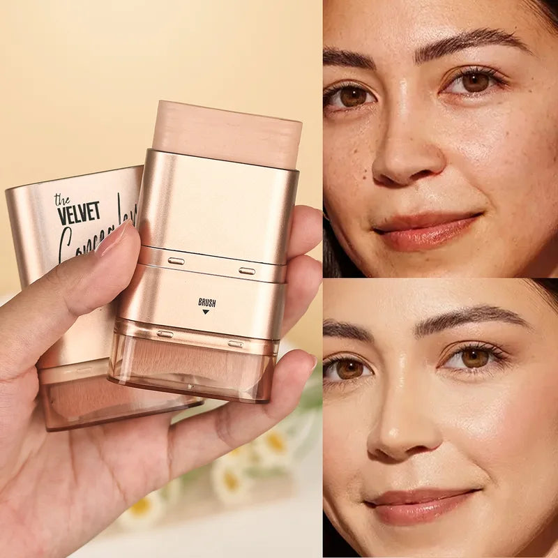2-in-1 Concealer and Foundation Stick - Waterproof, Flawless Face Makeup