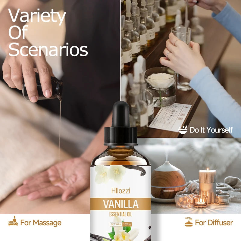 Essential Oil for Face and Diffusers - Vanilla Scent, DIY Soap, All Skin Types