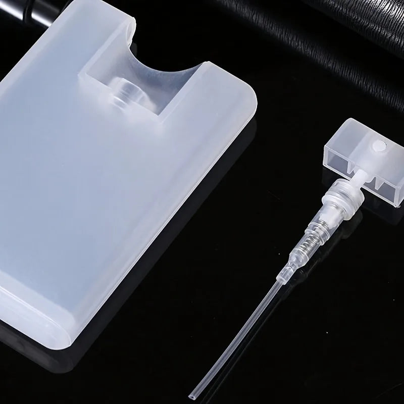 5PCS Card-Shaped Fine Mist Spray Bottles - Portable Travel Perfume Atomizers