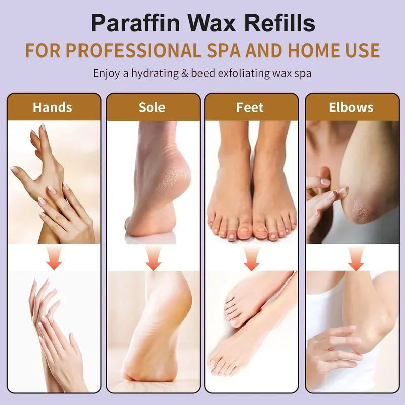 Paraffin Wax for Hand & Foot Care - Moisturizing Spa Wax for Wax Heater - 200g/450g