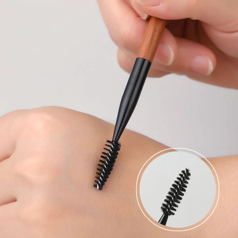 Makeup Brush for Eyelashes & Brows - Synthetic Fiber Spiral Lash & Eyebrow Grooming Tool