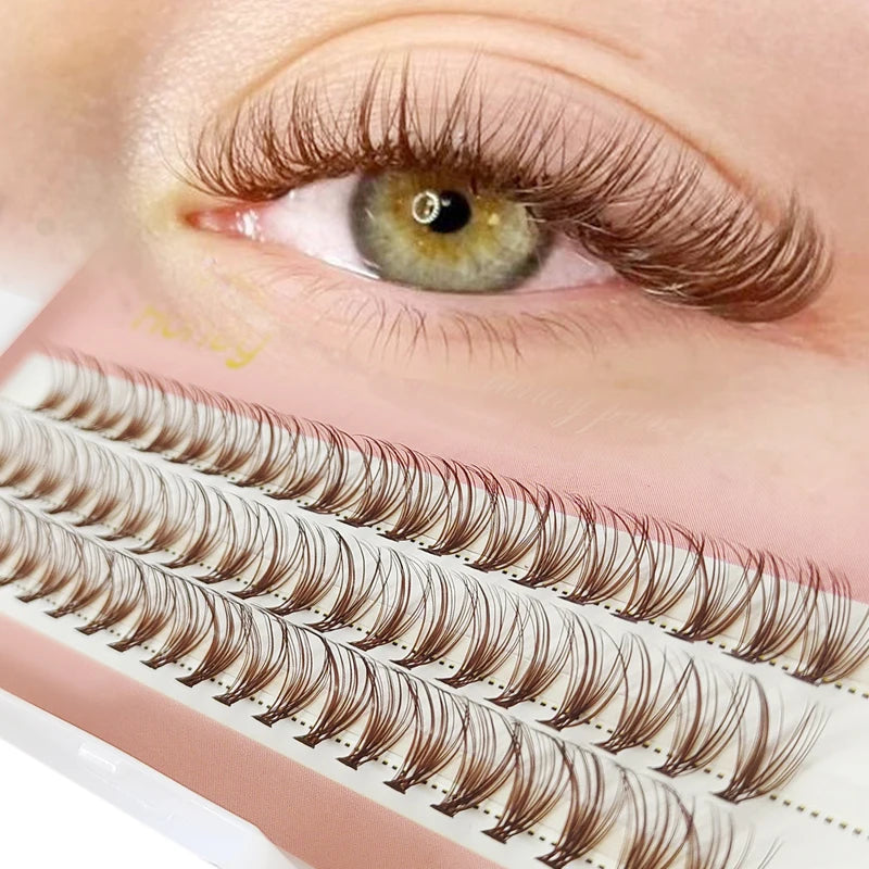 Honey Eyelash Cluster Lashes 20P Volume Fans DIY False Eyelashes