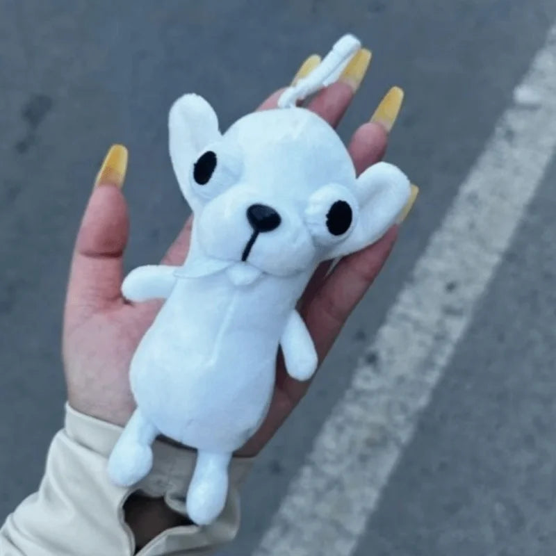 Realistic Chihuahua Plush Keychain Toy - 17cm Dog Plush Doll for Pets & Collectibles