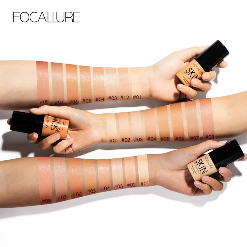 Full Coverage Liquid Foundation Cream with Oil Control & Moisturizing | 30g for Women