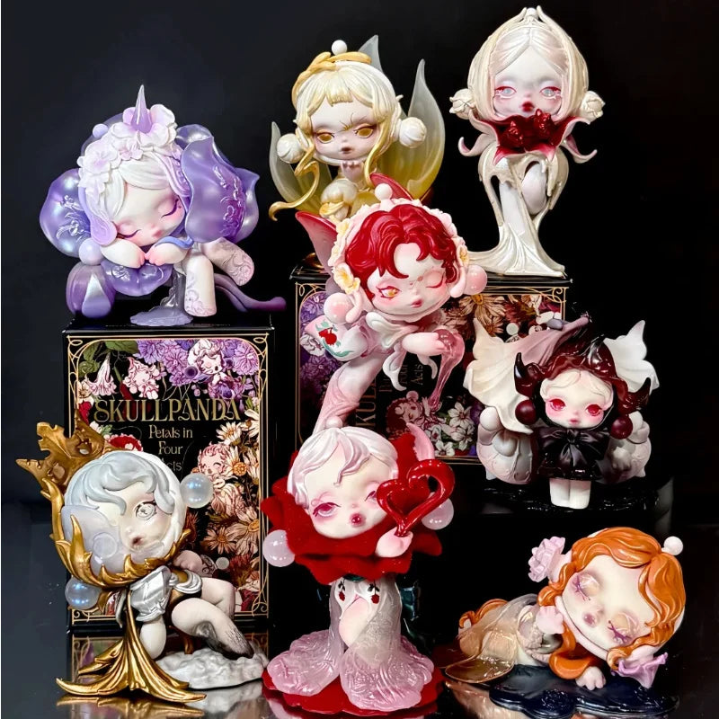 Action Figure Toy Set - Skullpanda Model PVC Mystery Box Collectible Trendy Toy