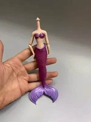 1/12 Doll House Girl Doll Without Head - DIY Nude Movable Body, 25cm