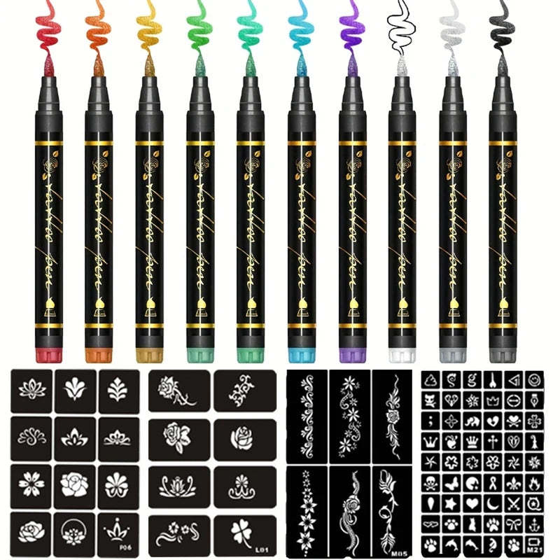 Face Paint Markers Set for Beginners - Non-Toxic Body Art DIY Drawing