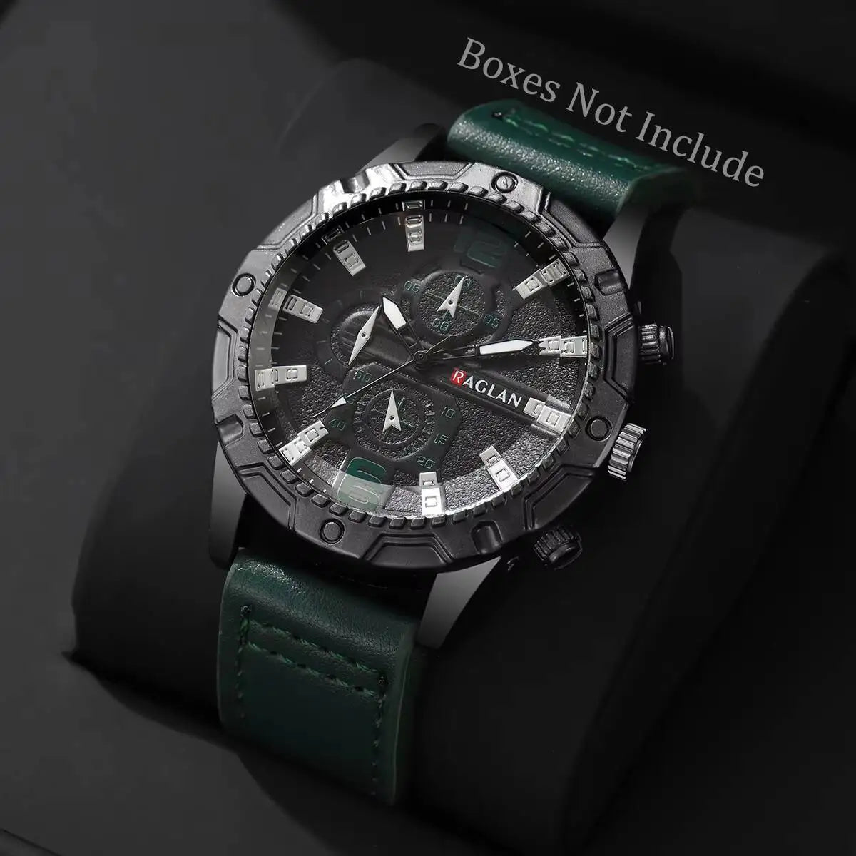 Men's Fashion Leather Strap Quartz Watch Casual Business Wristwatch - Multiple Colors