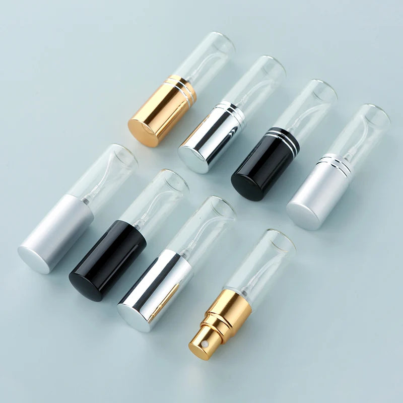 100Pcs 5ml Portable Empty Perfume Spray Bottles Travel Cosmetic Refillable Mini Parfum Bottles