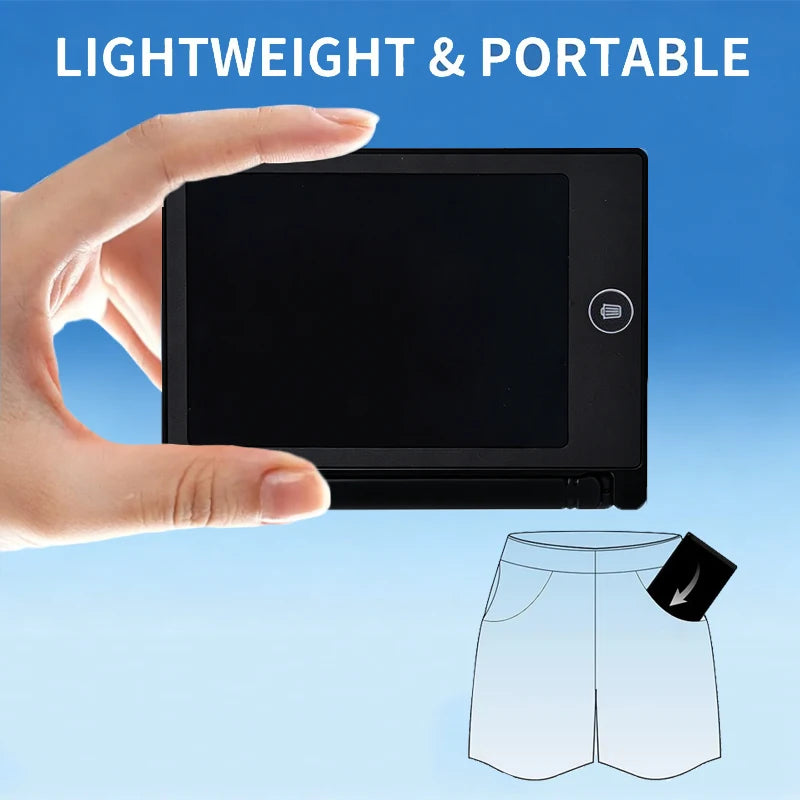 Portable 4.5 Inch LCD Writing Tablet Digital Notepad for Sketching & Office Use