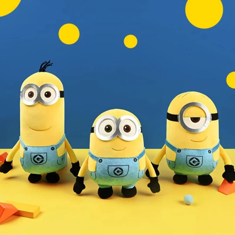 Minions Movie Characters Plush Toys - Soft Collectible Dolls for Kids & Fans