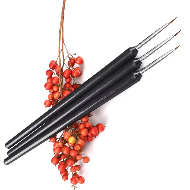 Miniature Art Paint Brush Set - Watercolor, Gouache & Oil Painting Brushes