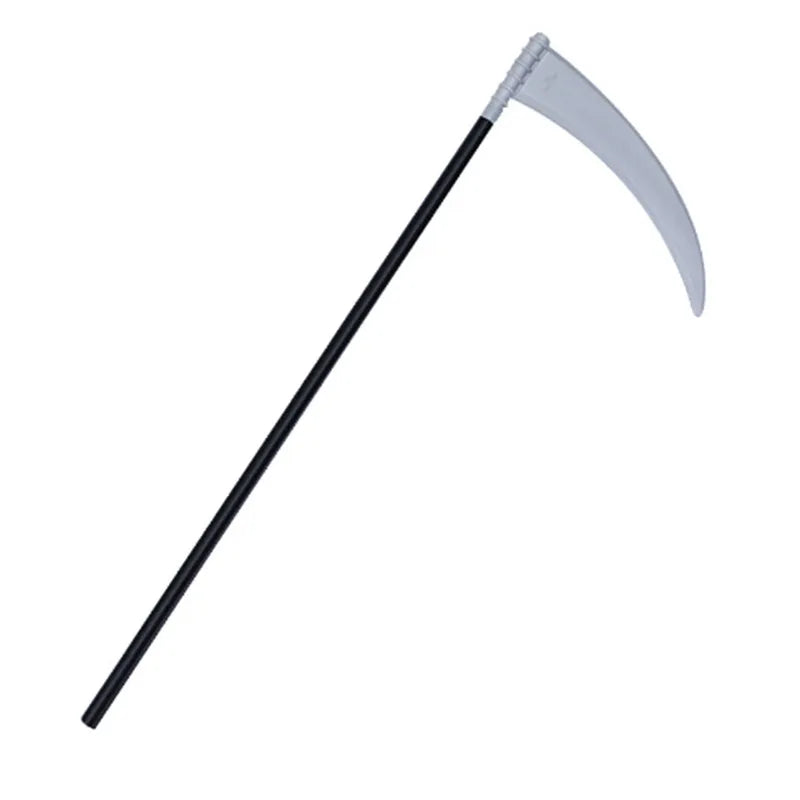 Halloween Grim Sickle Prop Scythe for Costume Dress Up and Stage Play