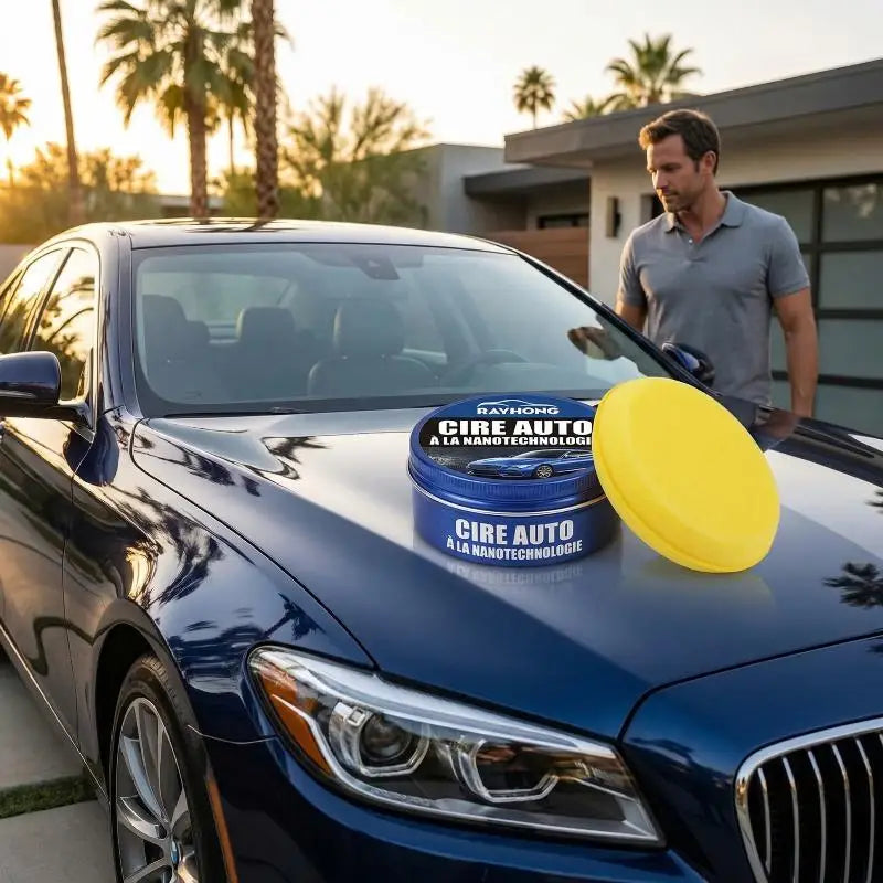 Car Wax Kit Paint Polishing Paste Anti-UV & Scratch Protection for Car Detailing