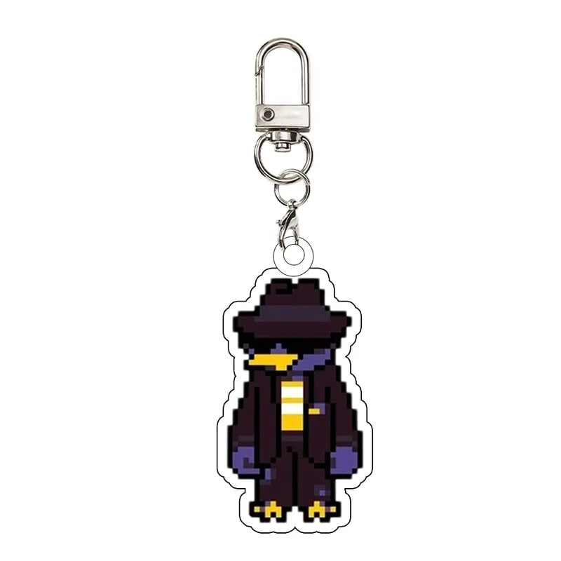 Deltarune Game Kris Susie Ralsei Noelle Acrylic Keychain Backpack Pendant Holiday Gift