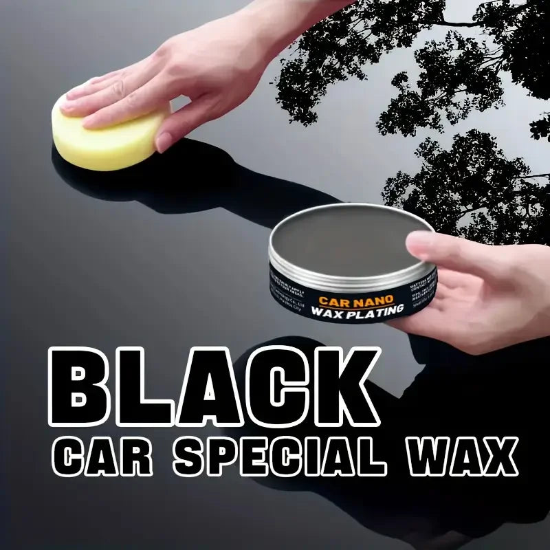 Dark Car Wax with UV Protection - Mirror Shine Long-Lasting Vehicle Polish