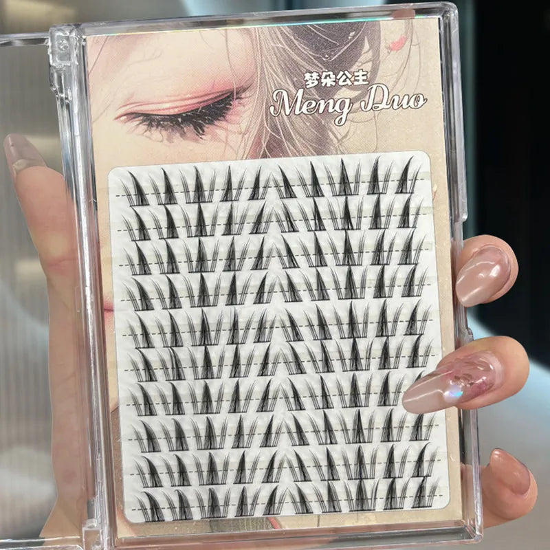 3D Wispy Manga False Eyelashes with Volume & Eye-Lifting Effect for DIY Makeup