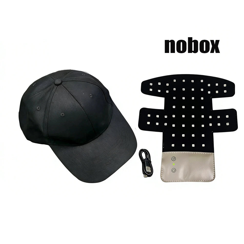 LED Hair Growth Helmet Cap with 56 LED Beads Infrared Light Therapy for Hair Loss Prevention