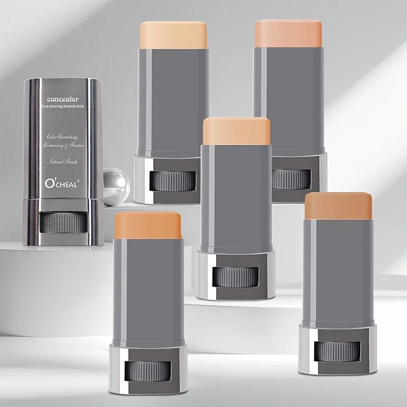 Cream Foundation Stick for Flawless Skin - Long-Lasting Waterproof Full Coverage Makeup