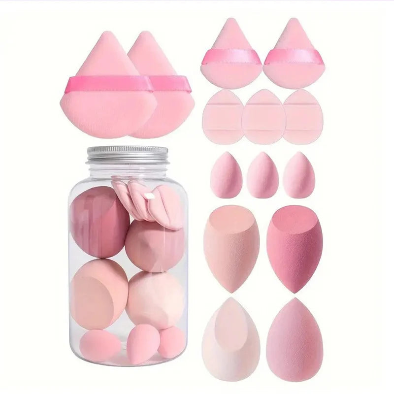 12/14Pcs Makeup Sponge Set for Foundation Blending Beauty Egg Powder Puff Tools