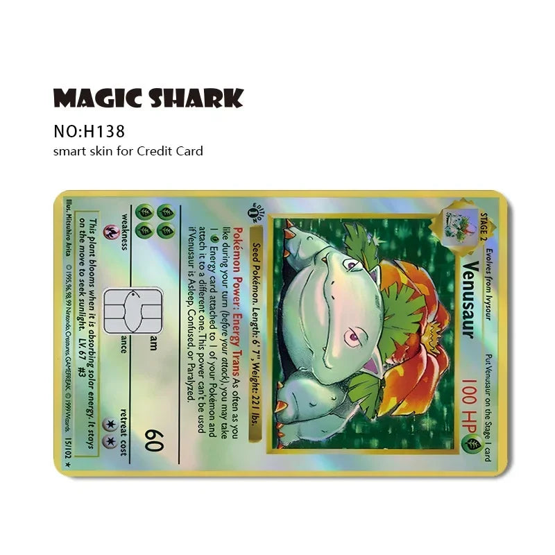 Holographic Card Skin Sticker for Credit & Debit Cards - Laser Film Protective Cover